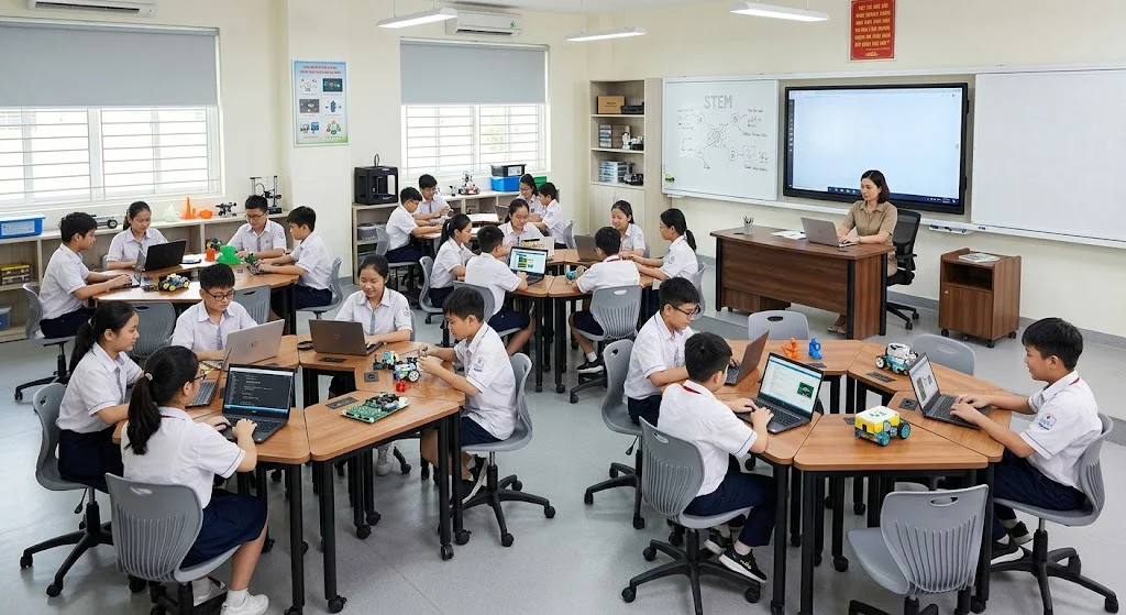 Phòng học Stem | Học và ứng dụng ngay