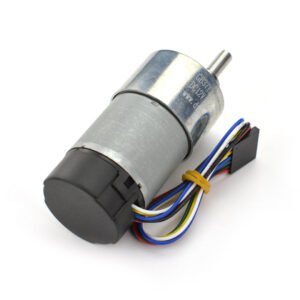 12V Metal DC Gearmotor w/Encoder (90:1, 122RPM, 38Kg.cm)